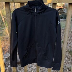 Under Armour Black Zip-Up Performance Jacket